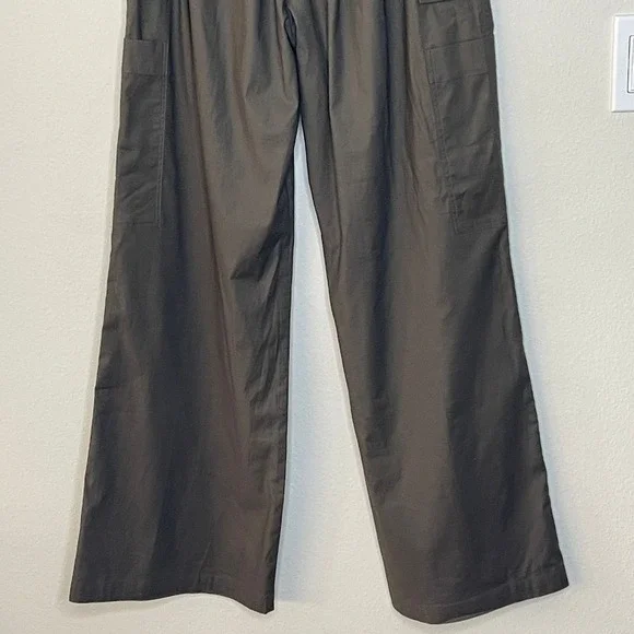 Reformation Cargo Pants Wide Leg Olive Green Drawstring Waist Women's Size 4 - Picture 9 of 10